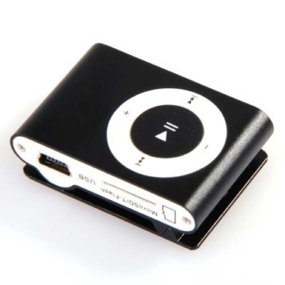 New Clip MP3 Player for 2-16GB Micro SD/TF Card zwart VM20